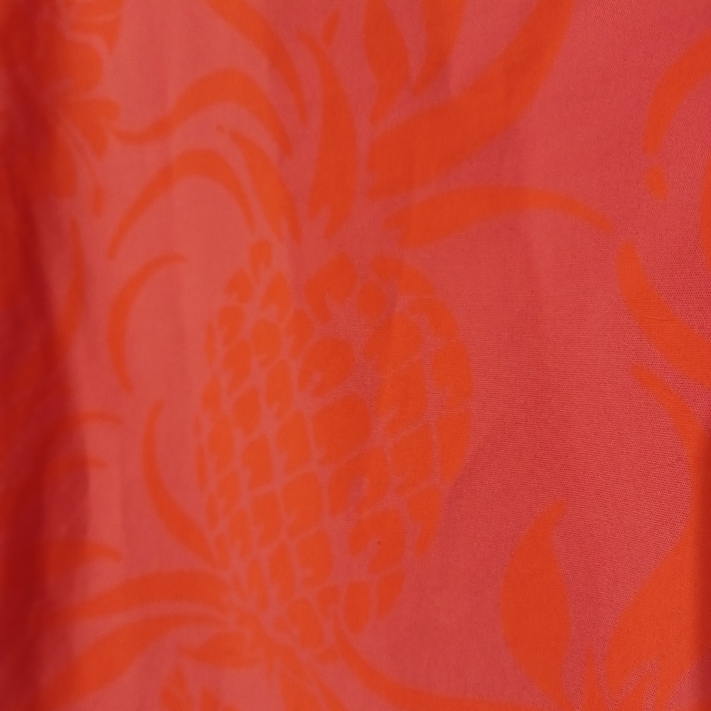 Lilly Pulitzer cotton Capri pants pink/orange pineapple - Picture 7 of 7